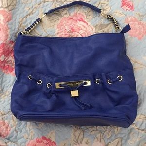 Olivia and Joy Blue Shoulder Bag